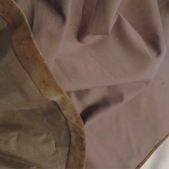 Lovely Lace Lavished Taupe Twill Victorian Museum Dress - Wearable - Picture 9 of 12